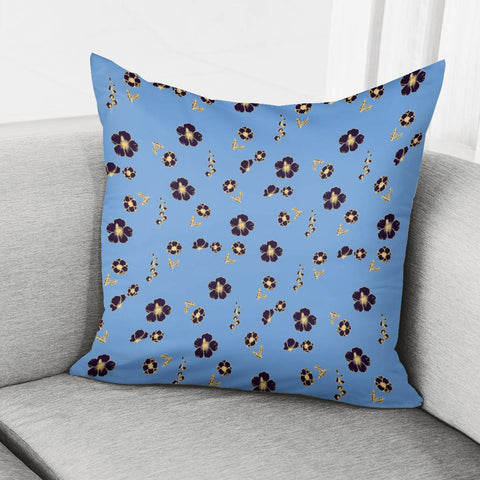 Image of Blue Pillow Cover