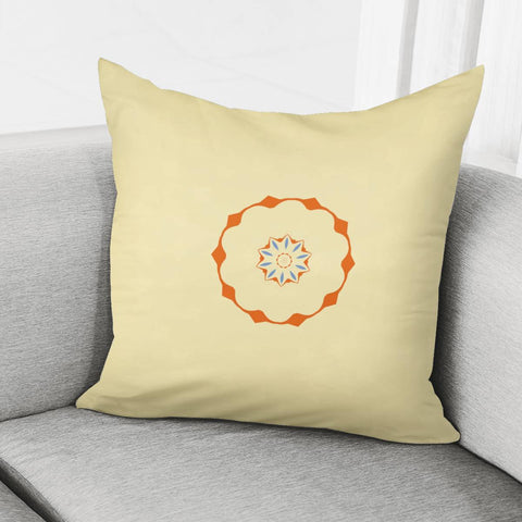 Image of Cream White Pattern Pillow Cover