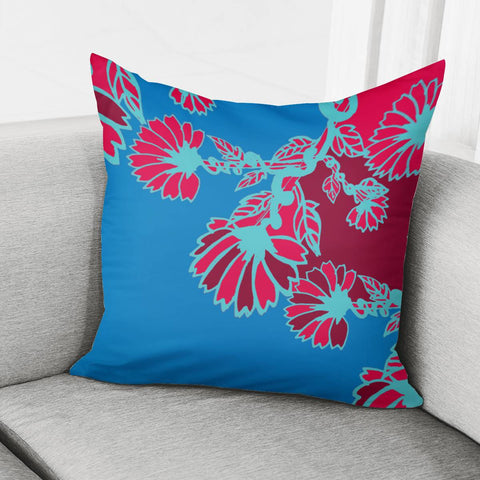 Image of Blue Pillow Cover