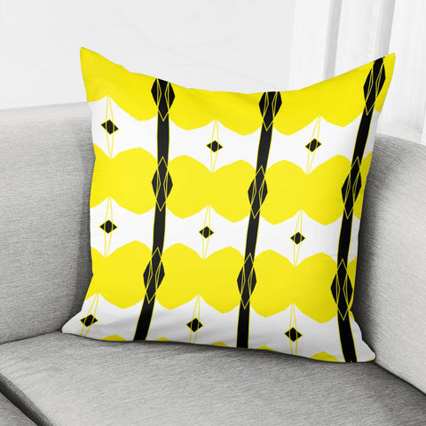 Image of Black Straws Pillow Cover