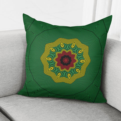 Image of Textured Yellow Drops Pattern Pillow Cover