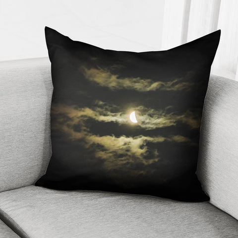 Image of Moonscape Night Scene Pillow Cover