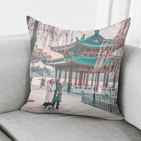 Image of West Lake, Hangzhou, China Pillow Cover