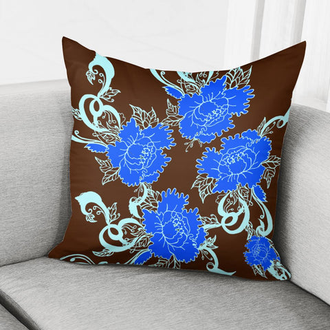 Image of Blue Pillow Cover