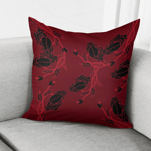 Image of Red Pillow Cover