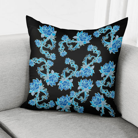 Image of Blue Pillow Cover