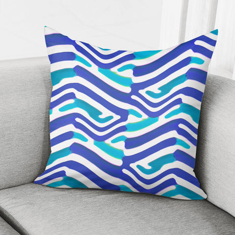 Image of Colored Abstract Print Pillow Cover