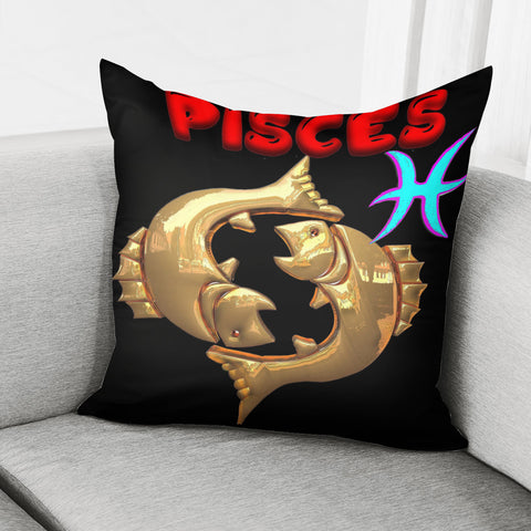 Image of Pisces - Astrological Sign Pillow Cover