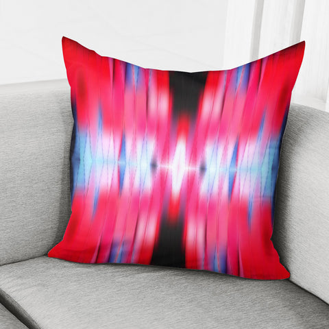 Image of Bright Pink And Blue Lights Pillow Cover