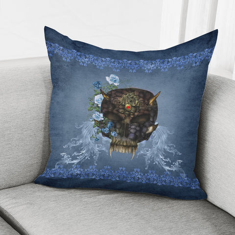 Image of Awesome Skull Pillow Cover