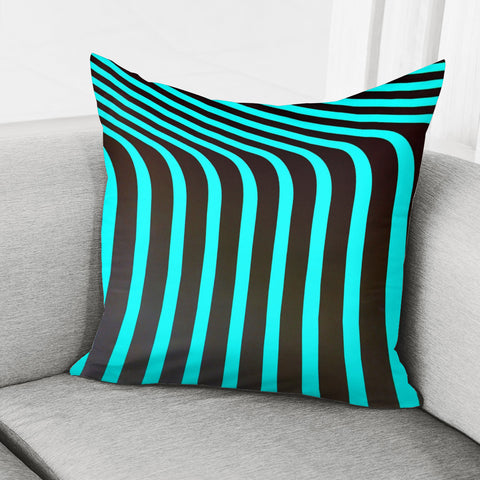 Image of Turquoise Waves Pillow Cover