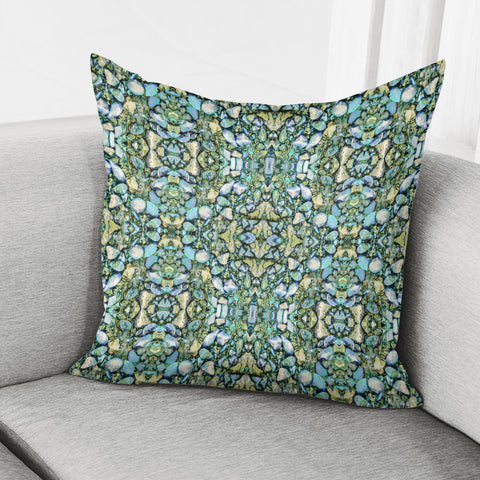 Image of Stones Ornament Mosaic Print Pattern Pillow Cover