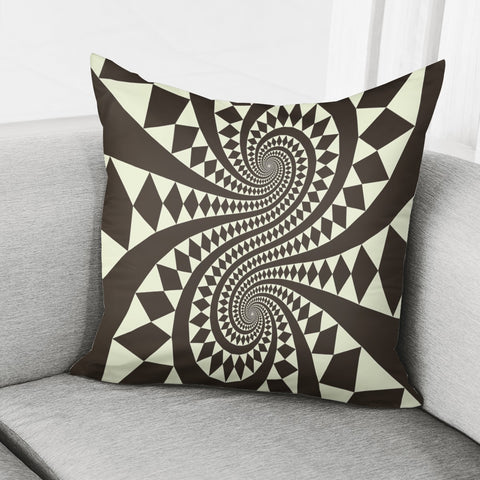 Image of Spiral Contrast Pillow Cover