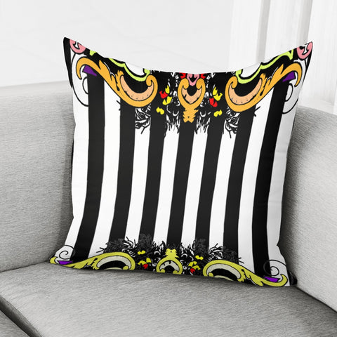 Image of Stripe Ornamental Pillow Cover