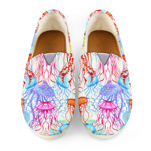 Ethereal Colorful Jellyfishes Women Casual Shoes