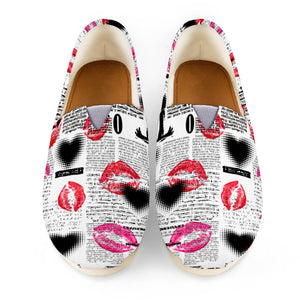 Lips Women Casual Shoes
