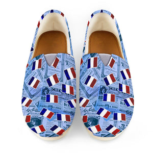Flag Of France Women Casual Shoes
