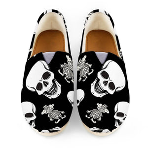 Clown And Skull Women Casual Shoes