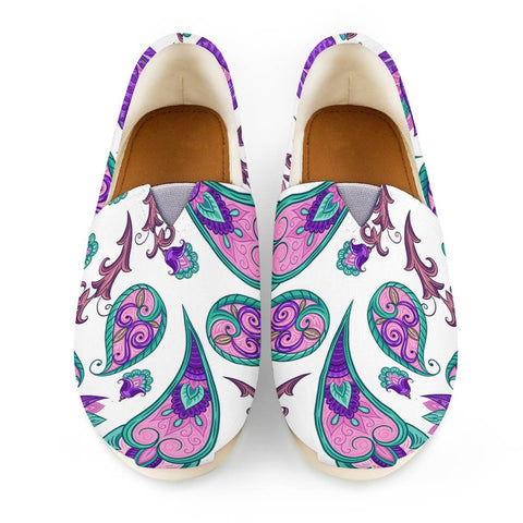 Image of Paisley Flower Women Casual Shoes