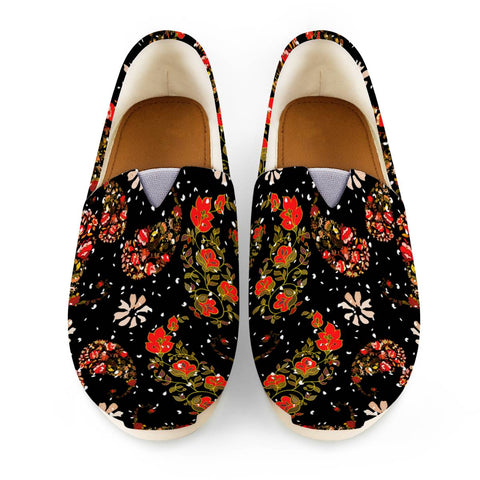 Image of Paisley Pattern Women Casual Shoes