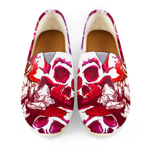 Color And Skull Women Casual Shoes