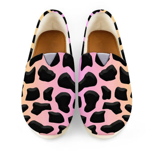 3D Giraffe Print Women Casual Shoes