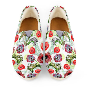 Poppy Flower Women Casual Shoes