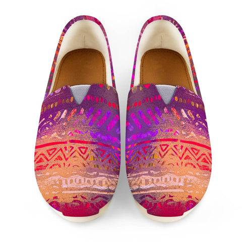 Image of Pink Boho Women Casual Shoes