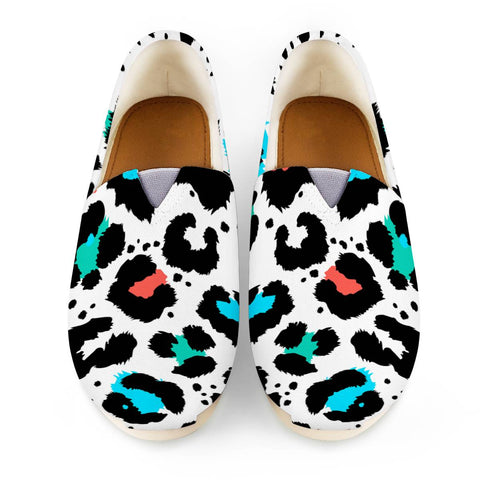 Image of Modern Abstract Animal Print Women Casual Shoes