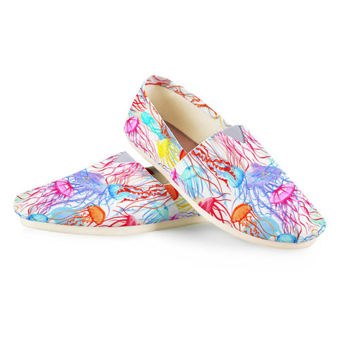 Image of Ethereal Colorful Jellyfishes Women Casual Shoes