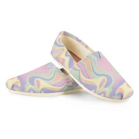 Image of Abstract Pastel Colors Women Casual Shoes