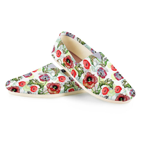 Image of Poppy Flower Women Casual Shoes