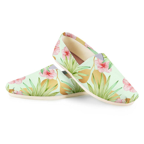 Image of Fancy Tropical Pattern Women Casual Shoes