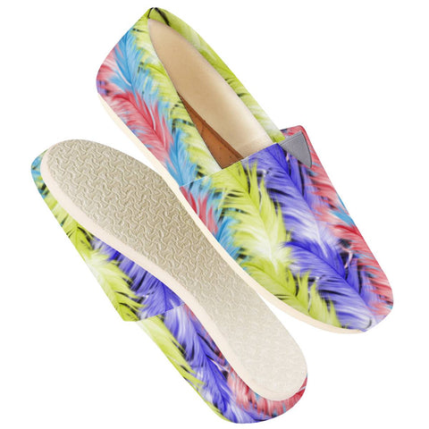 Image of Feathery Stripes Women Casual Shoes