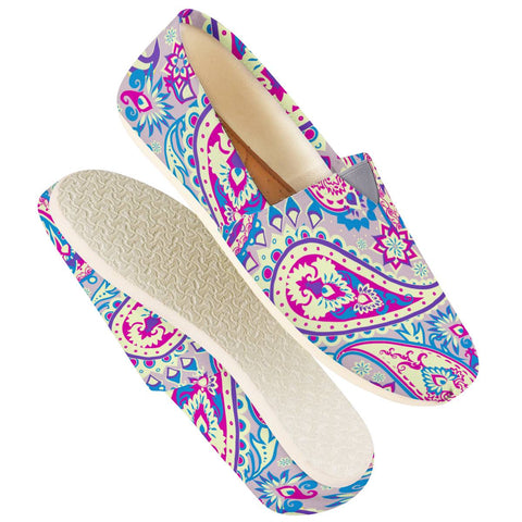 Image of Paisley Pattern Women Casual Shoes