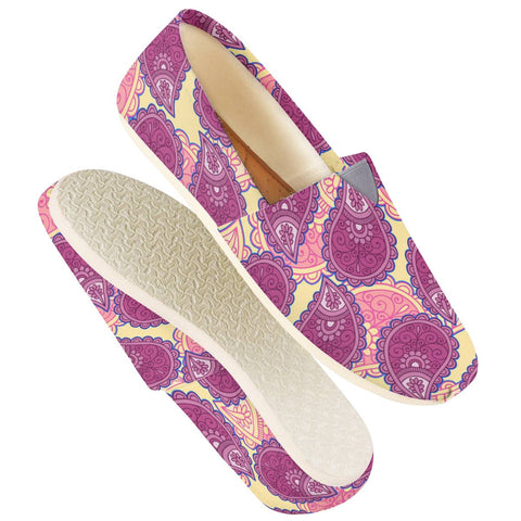 Image of Paisley Pattern Women Casual Shoes