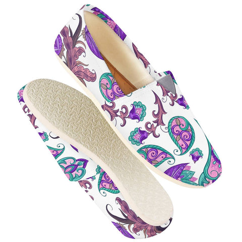 Image of Paisley Flower Women Casual Shoes