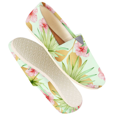 Image of Fancy Tropical Pattern Women Casual Shoes