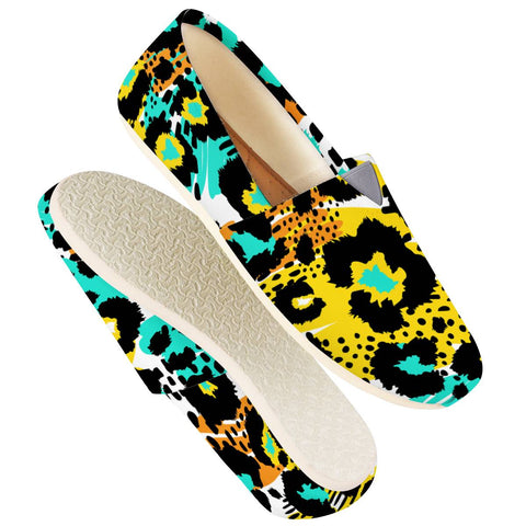 Image of Modern Abstract Animal Print Women Casual Shoes