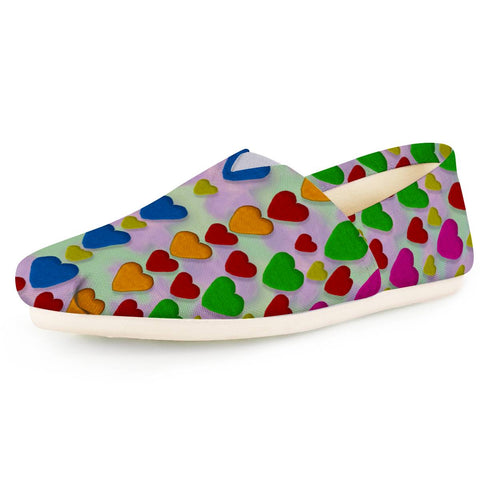 Image of Hearts In Colors Women Casual Shoes