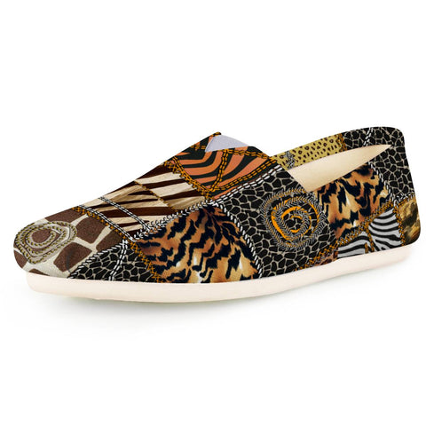 Image of Safari Patchwork Women Casual Shoes