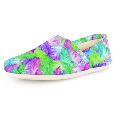 Image of Tropical Feathers Women Casual Shoes