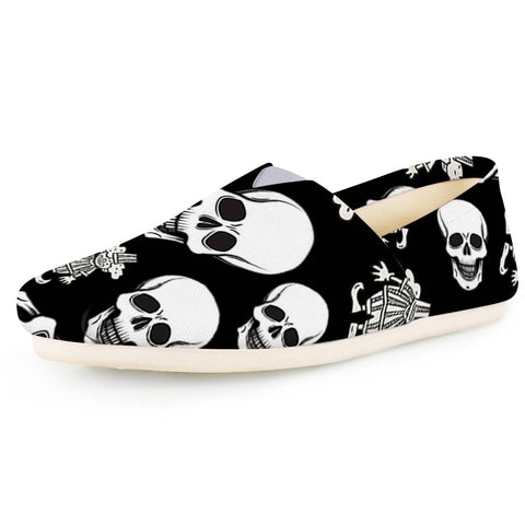 Image of Clown And Skull Women Casual Shoes