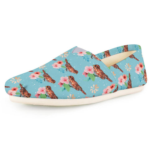 Image of Sparrows And Plants Women Casual Shoes