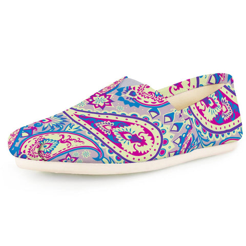 Image of Paisley Pattern Women Casual Shoes