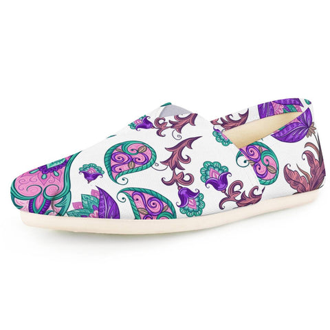 Image of Paisley Flower Women Casual Shoes