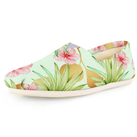 Image of Fancy Tropical Pattern Women Casual Shoes