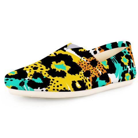 Image of Modern Abstract Animal Print Women Casual Shoes