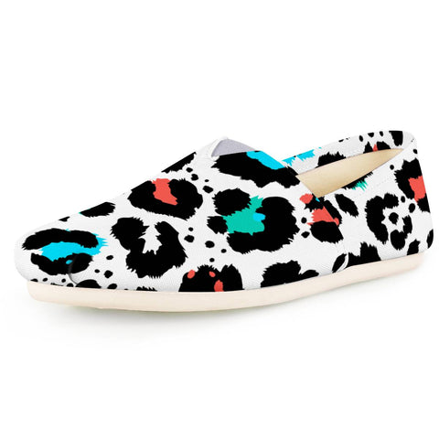 Image of Modern Abstract Animal Print Women Casual Shoes