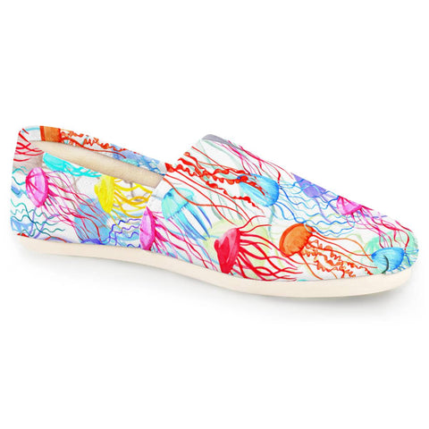 Image of Ethereal Colorful Jellyfishes Women Casual Shoes